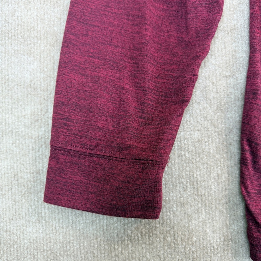 Callaway Mens XXL 1/4 Zip Golf Pullover Heather Burgundy Breathable Soft - Picture 11 of 13